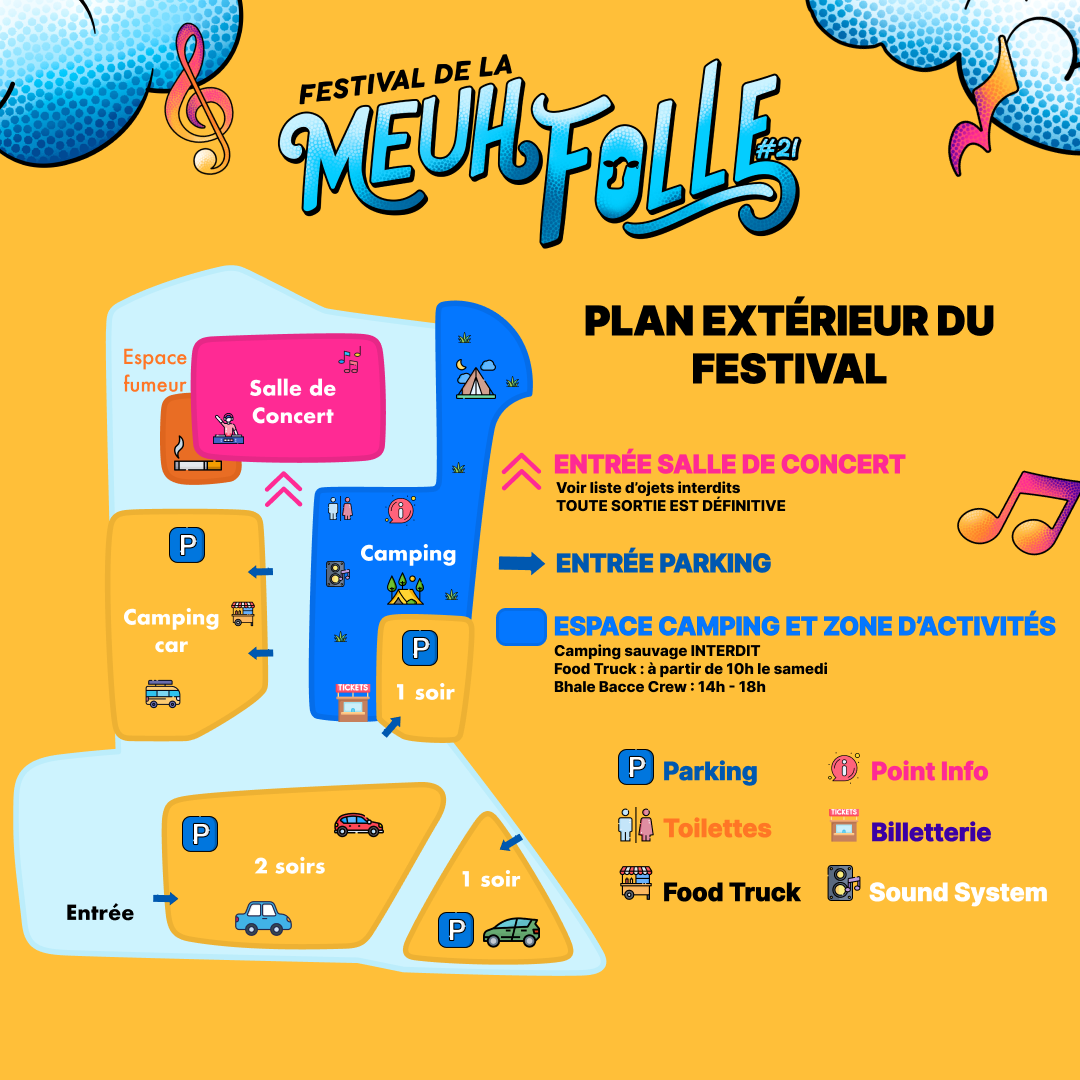 Plan du festival